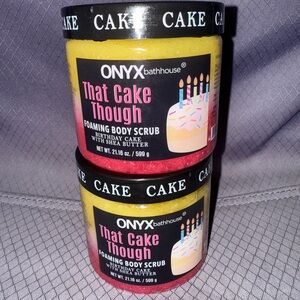 2 Onyx That Cake Though Foaming Body Scrub - Birthday Cake 🎂